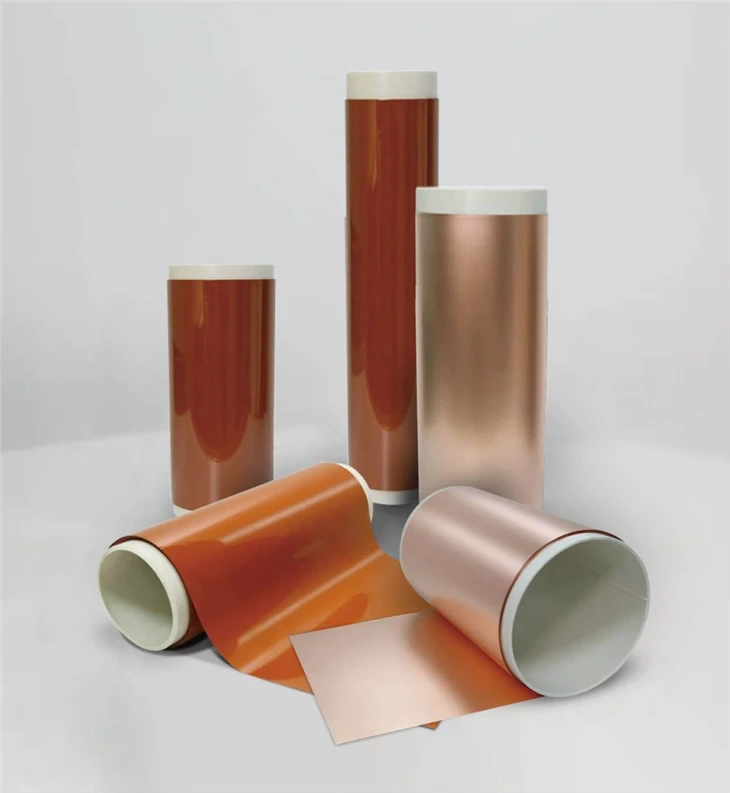 High Temperature Polyimide Tape Copper Clad Polyimide Film 0.05mm | FPC Flexible Circuit Material | EMI Shielding & Battery Insulation