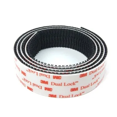 3M Dual Lock SJ3551 High - Strengerspable Reclayable Siding-Sistema de cabeza de hongo tipo 400 con respaldo de espuma acrílica